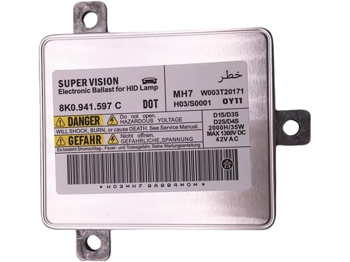 Lâmpadas De Farol Xenônio Hid Com Reator 8k0941597c W003t20171 Para A1, A3, A4, A5, A6, A7, A8, Q5 E Q7
