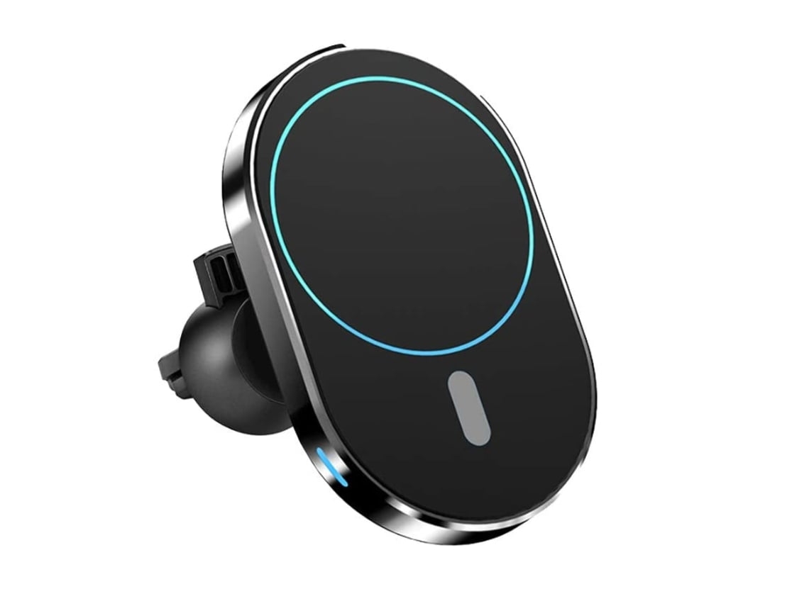 Carregador Carro Sem Magsafe Anexação Alinhamento YIZHOOD Magnética Preto
