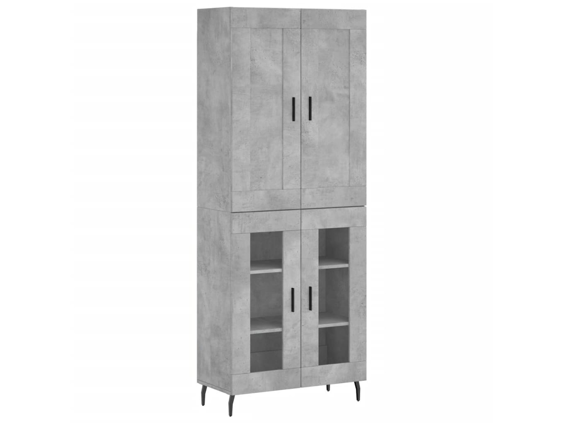 Highboard, Highboards Vidaxl Cinzeto Madeira Processada (n/a)