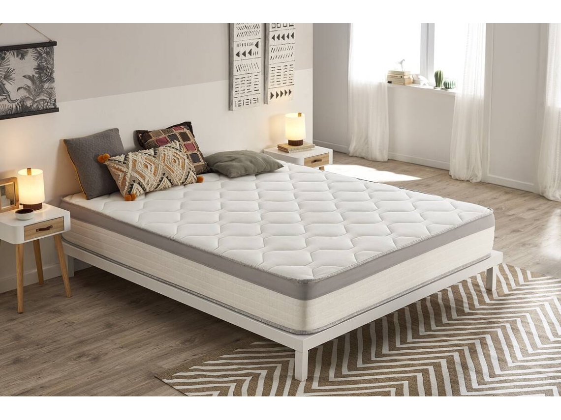 Colchão MOONIA Spring Max Molas Ensacadas Viscoelástico (110x200 cm - Altura: 22 cm)