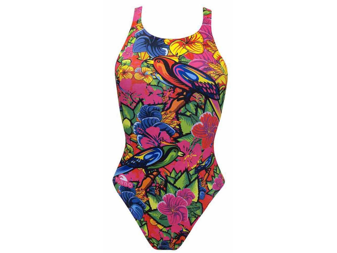 Fato de banho para Mulher TURBO Birdie Multicor para Natação (S)