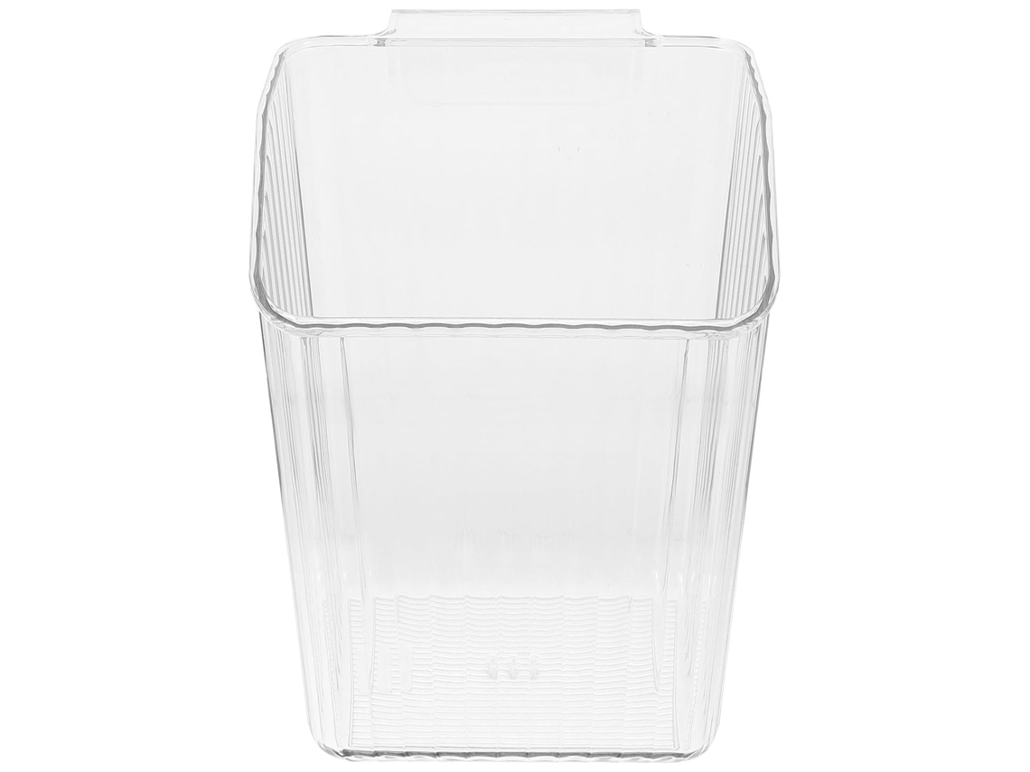 Lixeira Suspensa de Plástico Pet, Recipiente Transparente para Lixo com Design Montagem na Parede, CHABERLU