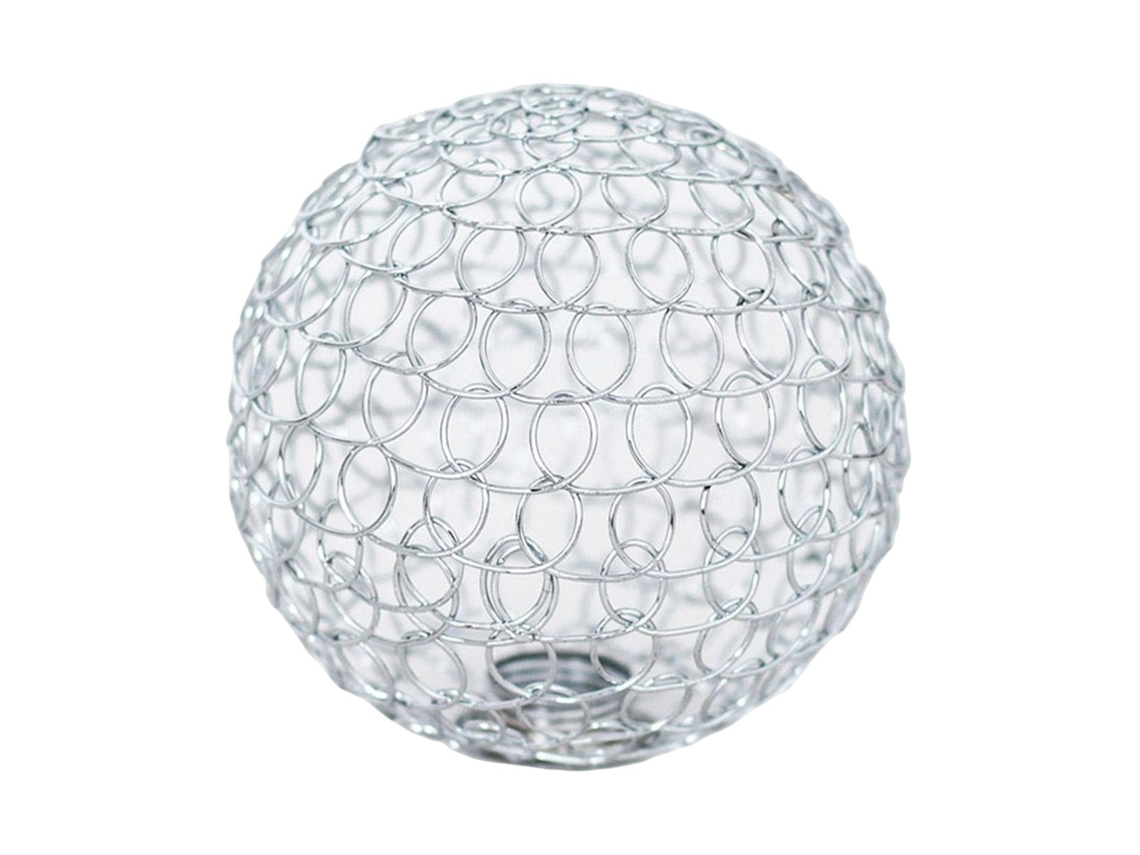Lámpara de mesa clásica con forma de globo, lámpara de techo, lámpara de araña calada, lámpara colgante de metal para comedor, lámpara de pie (10 cm) - aquaforge