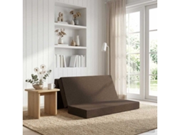 Vidaxl Sofá Cama Dobrável 200 X 67 X 45 Cm Cinzento-acastanhado