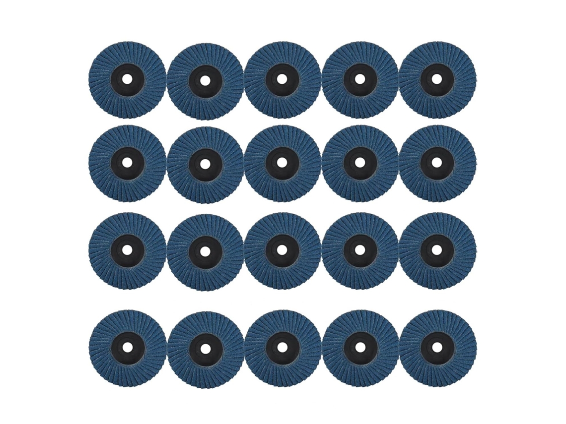 Conjunto De 20 Discos Lixa Planos 75mm