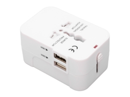 Adaptador Universal De Energia Com Portas Usb