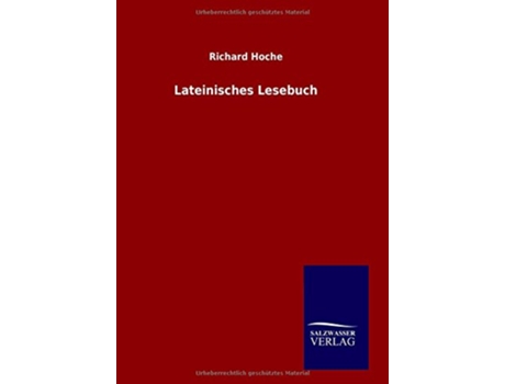 Livro Lateinisches Lesebuch German Edition de Richard Hoche (Alemão - Capa Dura)