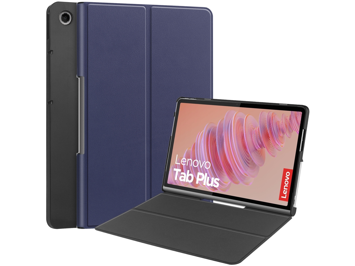 Capa Para Lenovo Tab Plus Tb351fu 2024 Azul Escuro
