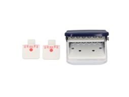Perfurador de 6 Furos com Régua de Posicionamento para Papel A4 A5 B5 Capacidade 5 Folhas