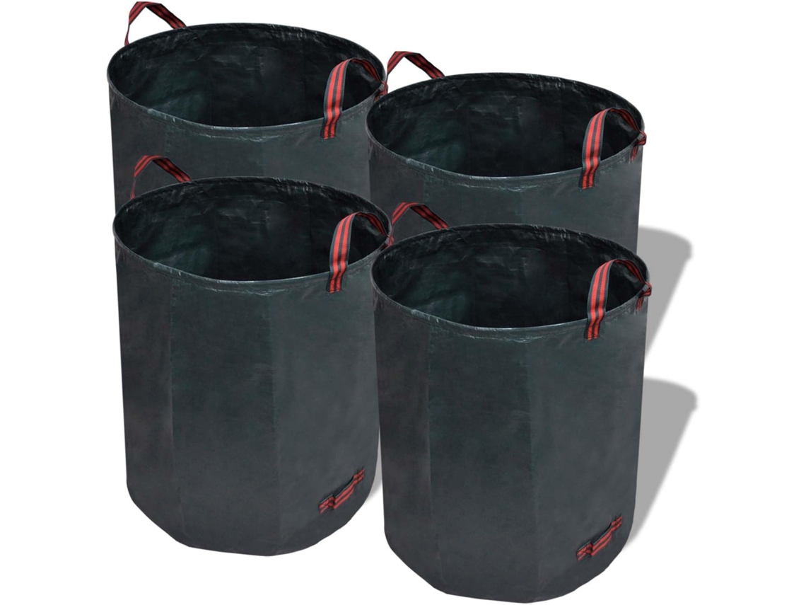 Conjunto De 4 Sacos Lixo Para Jardim, 45 X 76 Cm, Tecido
