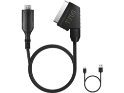 Adaptador Scart para Hdmi com Cabo Hdmi, Tv Full Hd 720p/1080p, Sky Blu ray Player, Stb, Xbox e Ps3. AQUAFORGE