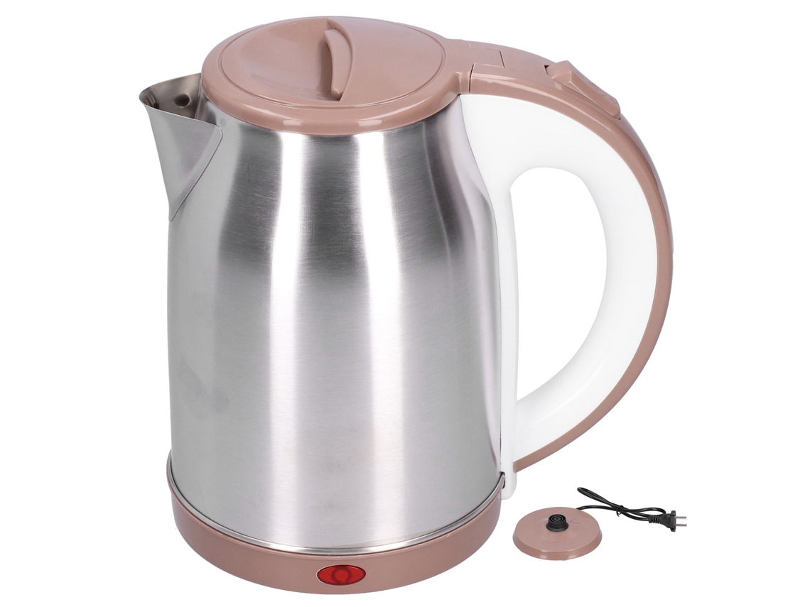 Chaleira Elétrica de Aço Inox 2l 2000w com Desligamento Automático S/MARCA