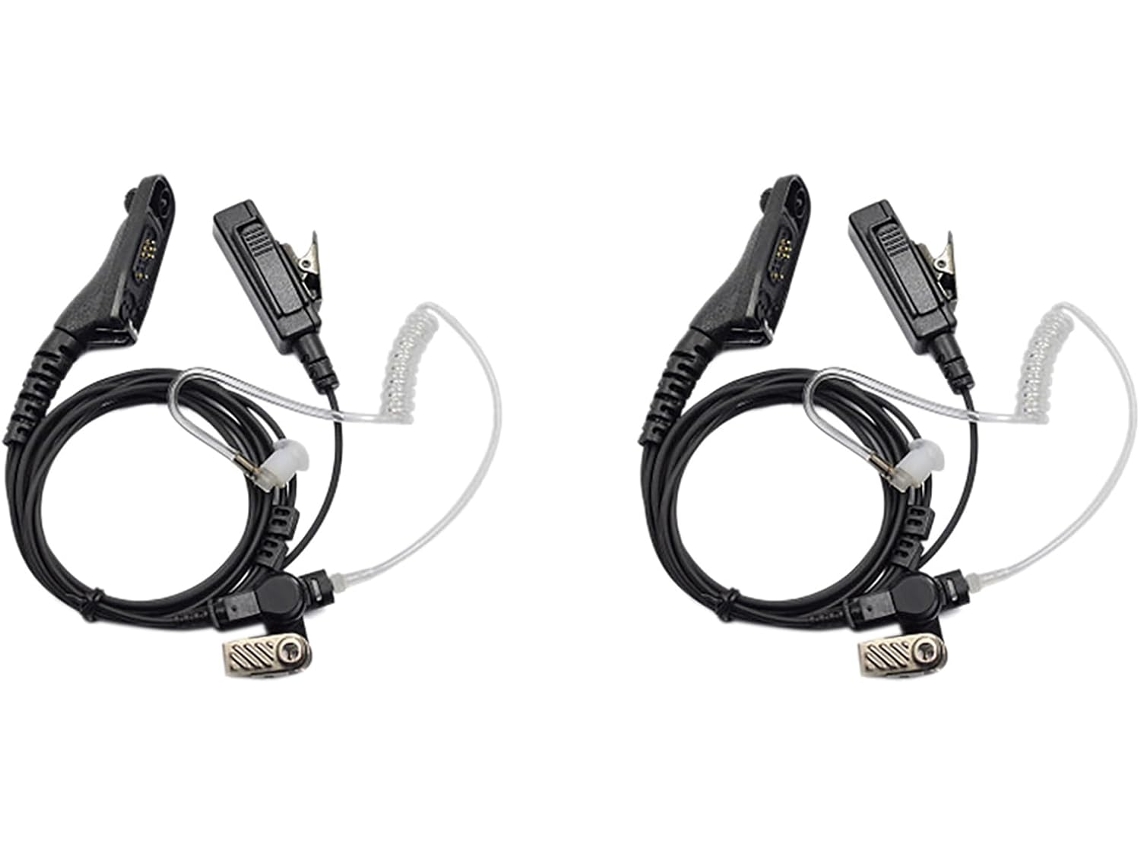 2 Fones de Ouvido para Walkie talkie Compatíveis com Xir P8268 Apx2000 e Outros Fones de Ouvido SFUSHOS