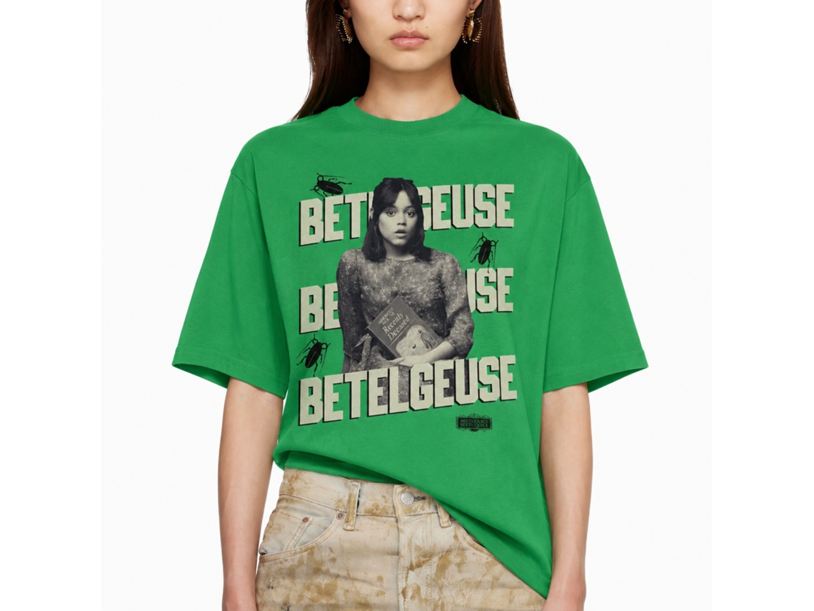 Rockinstone Beetlejuice Astrid Betelgeuse Repeat Shirt Size:s