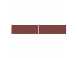 Side Awning, Side Awnings Vidaxl Marrom Tecido (220 X 1200 Cm)