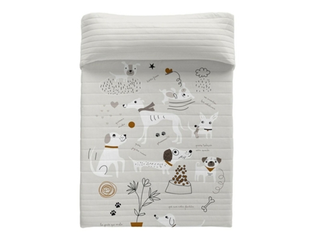 Colcha Panzup Dogs 2 (240 x 260 cm) (Cama de 135/140)