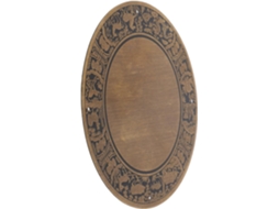 Prato De Latão Para Armário, Estilo Zodíaco Chinês, Acessórios Para Mesa De Console, Prato De Superfície Vintage
