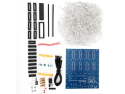 Kit Diy De Luz Led Com Placa De Circuito 3d 8x8x8cm
