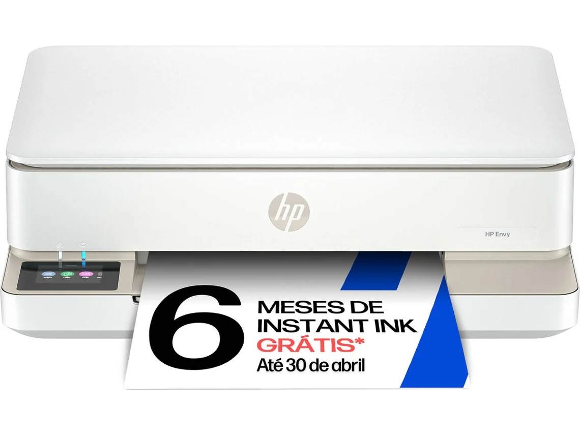 Impressora HP ENVY Pro 6120e (Multifunções - Jato de Tinta - Wi-Fi - Instant Ink)
