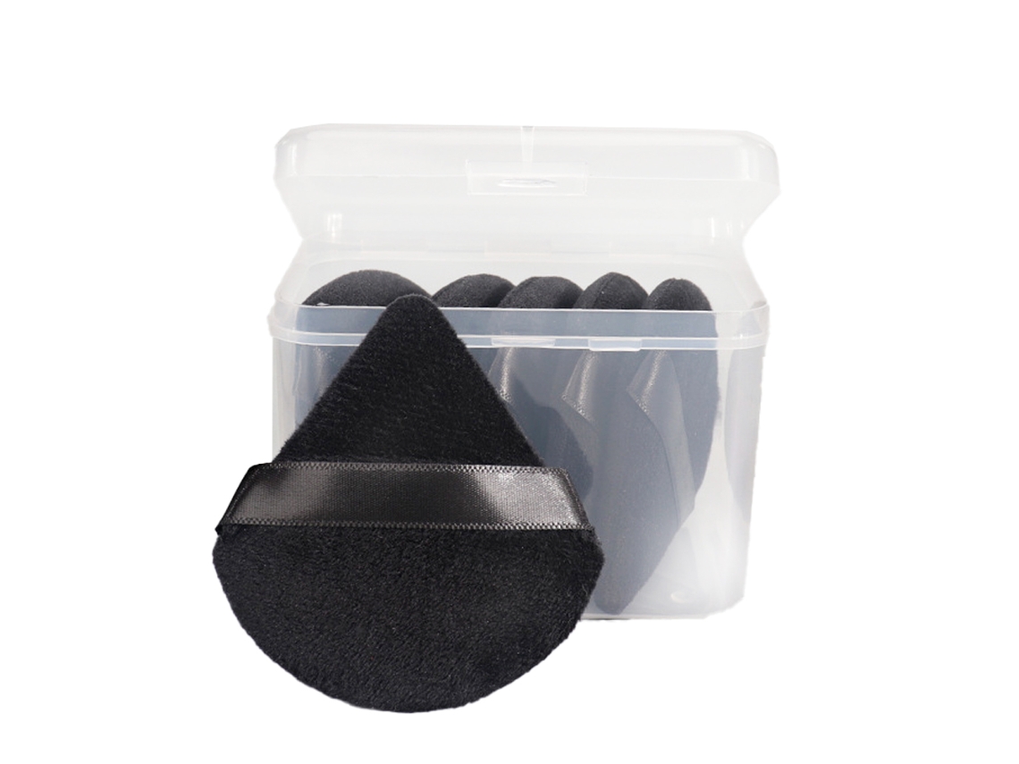 Conjunto de 6 Puffs para Pó Solto Mineral e Fundação RNEMITERY