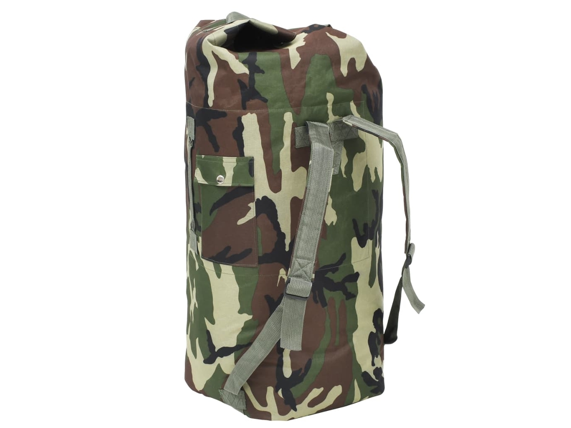 Saco de Pano Estilo Militar 85 L Camuflagem MAISON EXCLUSIVE