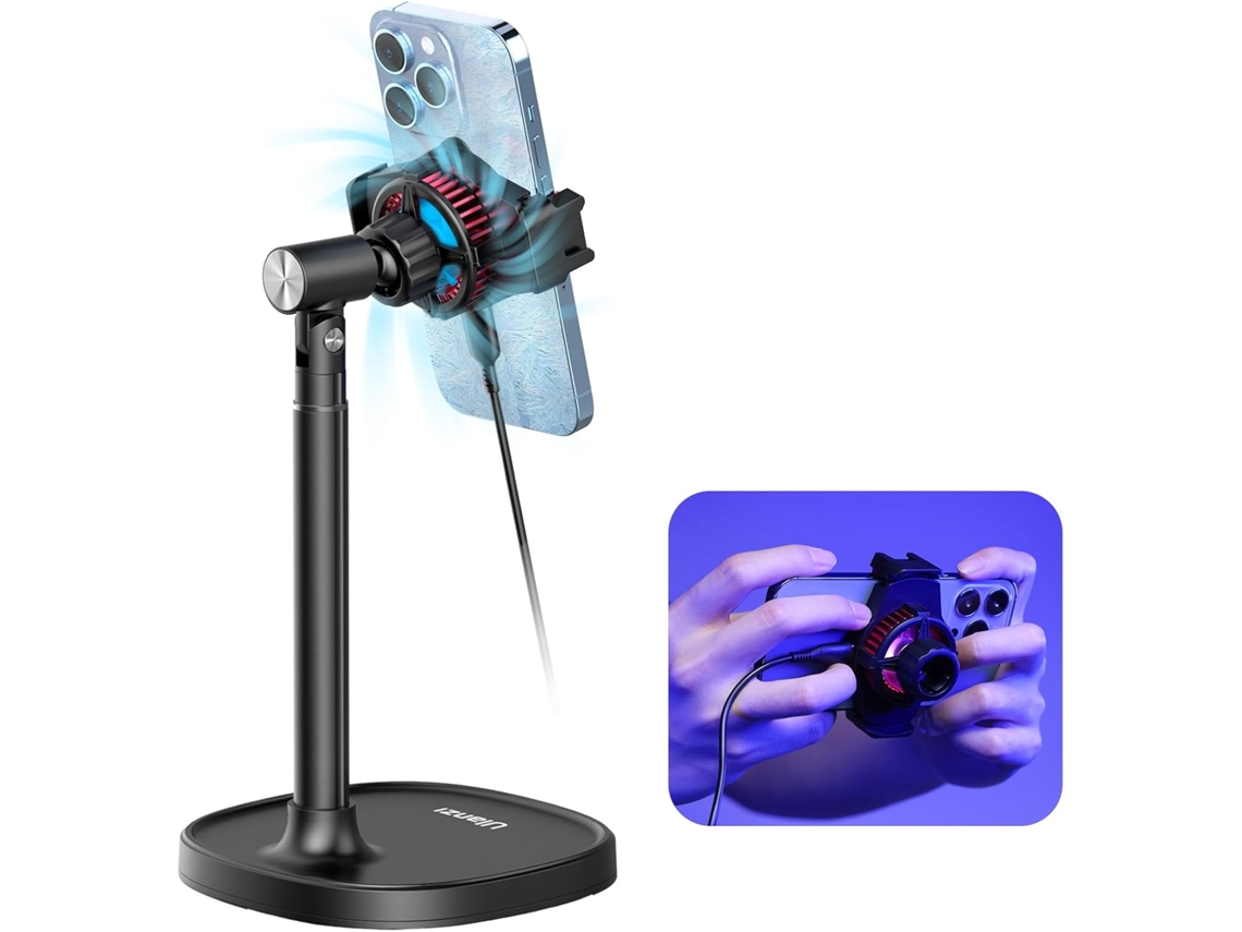 Suporte de anel AQUAFORGE em formato de coração com diamante, rotação 360°