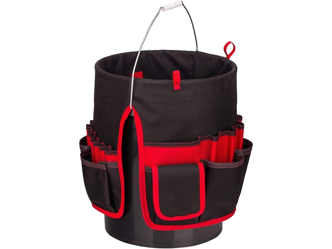 Organizador De Ferramentas Jardinagem, Balde Resistente Com Vários Bolsos Para Ferramentas, Bolsa De Cinto