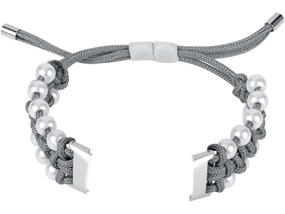 Pulseira Ajustável De Paracord Com Pérolas, Compatível Modelos Luxe