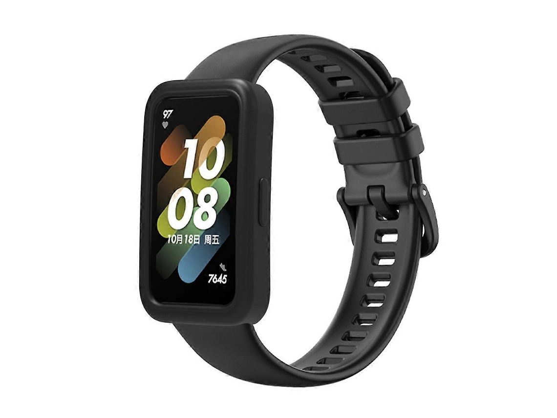 Kit De Capa Protetora De Silicone + Pulseira De Silicone Para Huawei Band 8