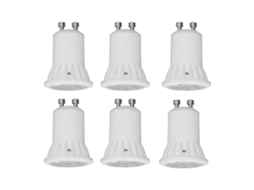 Conjunto de 6 Lâmpadas Led Mr11 de Cerâmica CHABERLU