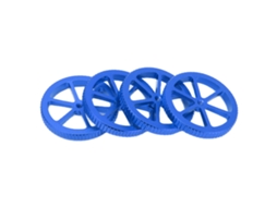 Parafusos De Nivelamento De Alumínio M5 Azul, Acessórios De Impressora 3d, 4 Por Conjunto.