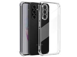 Capa Impacto Cantos Reforçados Para Samsung Galaxy A36 Mayaxess Silicone Transparente