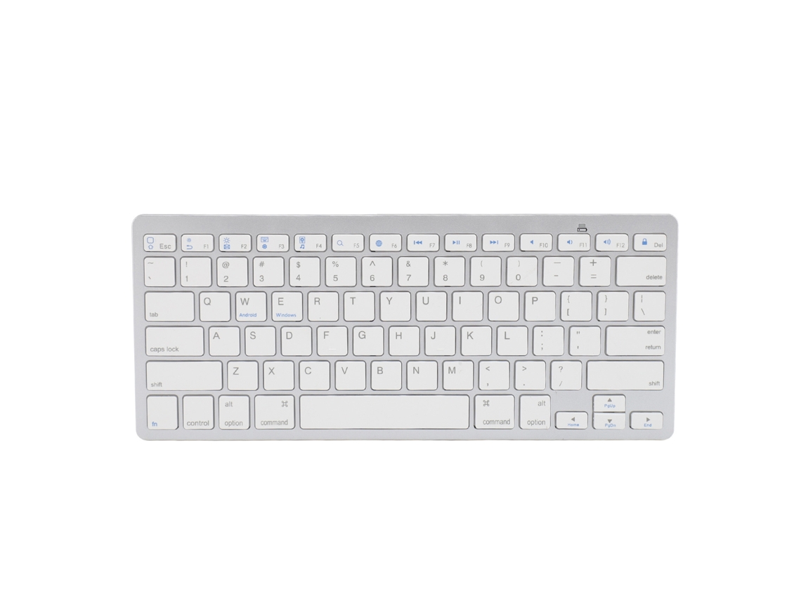 Teclado Sem Fio Bluetooth Ultra Slim Com 78 Teclas