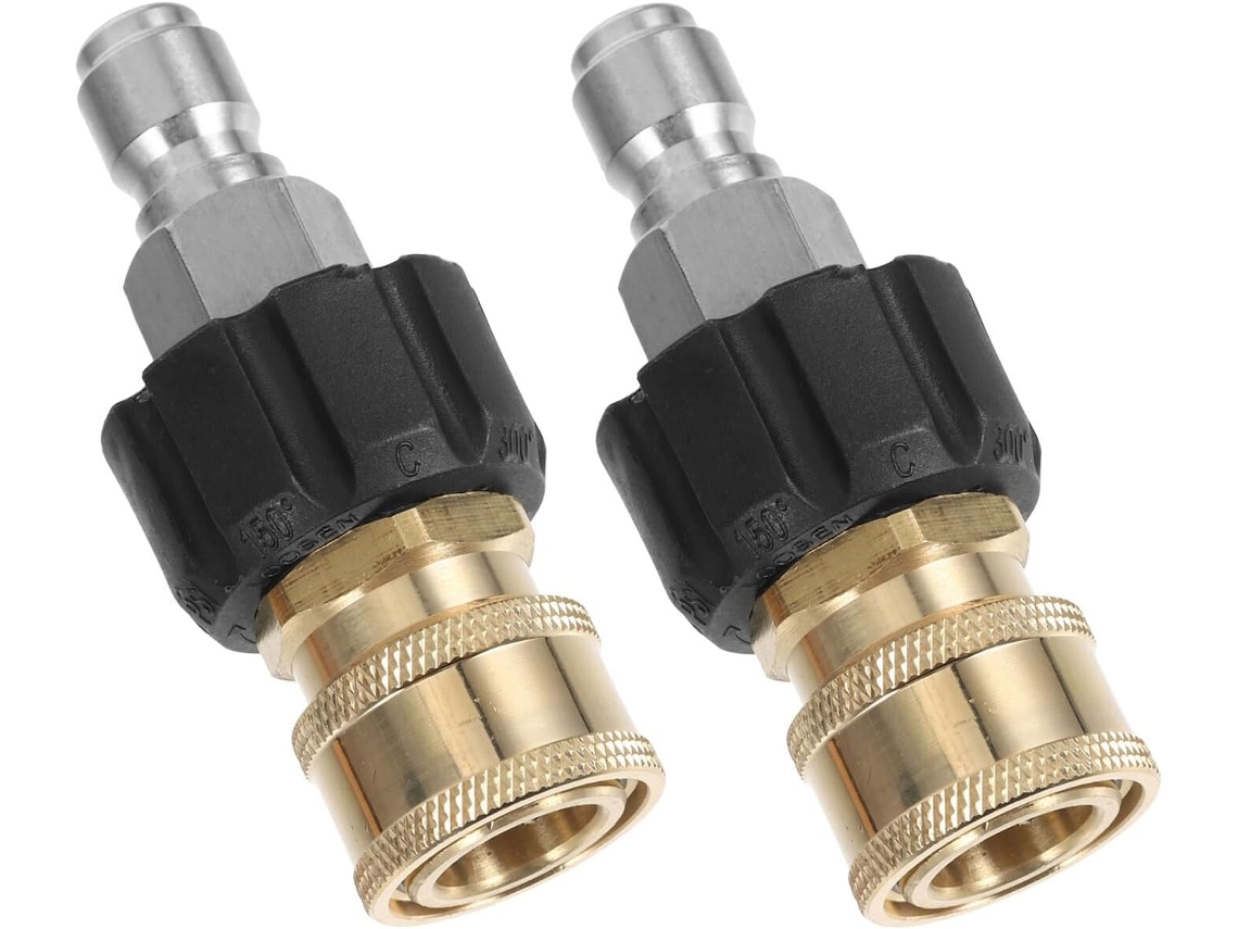 Kit Com 2 Adaptadores De Latão Para Lavadora De Alta Pressão