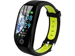Smartwatch, Tecido Colorido com Pulseira Experimente o IP69 Smartwatch com Pedômetro ECG e Notificação de Alarme Sonoro, Verde Bestvite