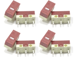 Interruptor Huano Original De 3 Pinos E 5m, Botão De Silenciamento Do Mouse, Microinterruptor Com Ponto Branco Para