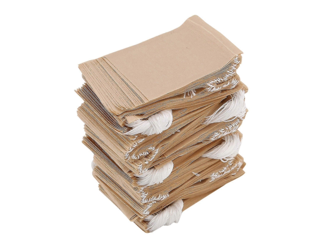 Novo Pacote Com 500 Saquinhos De Chá Descartáveis ​​de Papel Cordão. Compatíveis A Granel E Café (natural).