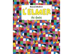 Livro L´Elmer Ès Únic de David Mckee