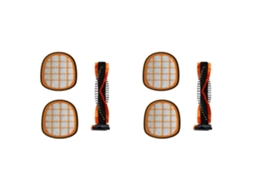 Conjunto De 6 Escovas Rotativas Com Filtro Hepa Compatíveis Com Os Aspiradores De Pó Philips Fc6822, Fc6823, Fc6827, Fc6908, Fc6906 E Fc6904._glo