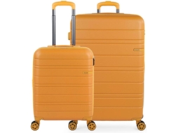 Conjunto de Malas de Viagem JASLEN 171217 Amarelo (140 L)