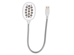 Luz Led Usb (proteção Para Os Olhos Flexível 360 Graus) Luz Para Leitura, Camping E Laptop