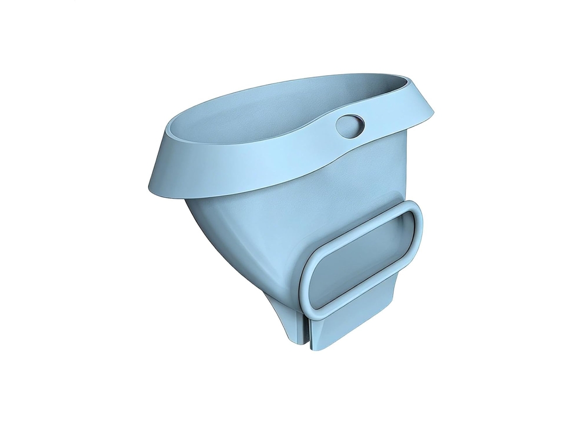 Funil Para Batedeira De Pedestal, Conjunto Silicone Com Proteção