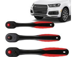 Chaves De Catraca Com Mecanismo De Catraca Reversível 3x | Encaixe 6,35 / 9,5 /