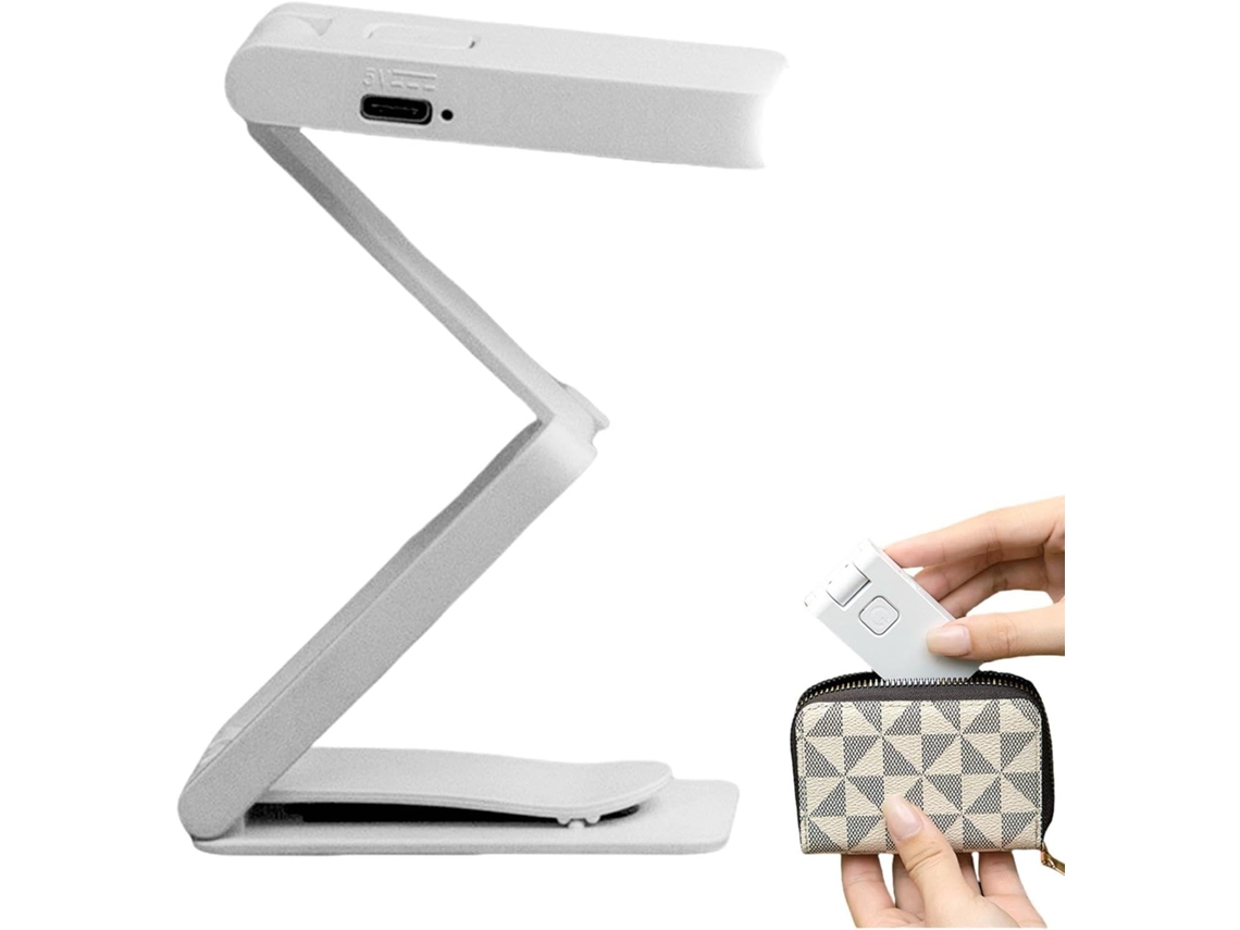 Luminária De Leitura Com Clipe Led Portátil Para Estudo, Dormitório E Escola