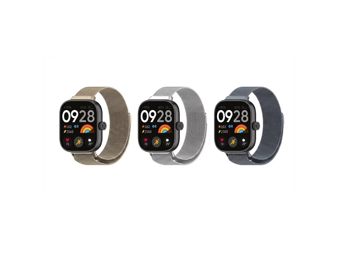 Pulseira Elysve Para Redmi Watch 4 (3 Peças)
