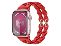 Bracelete Para Apple Watch 38/40/41/42mm Vermelho Cuich
