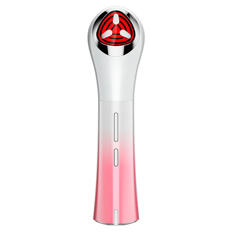 Massageador Facial E Aparelho De Beleza Firmador Para A Pele (branco E Rosa) Com 7 Cores