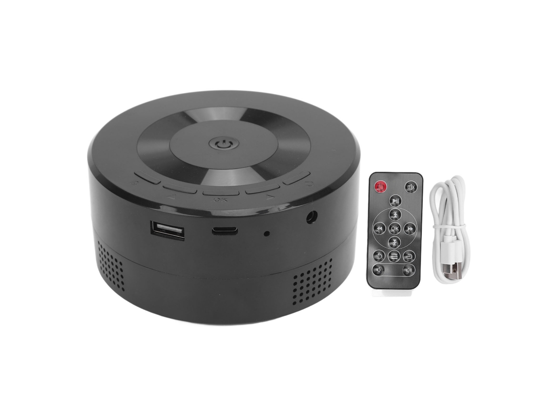 Mali projetor de Filmes Pequeno com Controle Remoto 1080p Lcd Led com Alto falante Integrado Portátil para Home Theater