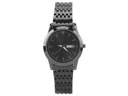 Relógio Masculino De Quartzo Clássico Estilo Elegante Com Duas Datas Aço Inoxidável Design Fashion