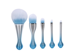 Set De 5 Brochas De Maquillaje Profesionales De Nylon Para Cosméticos